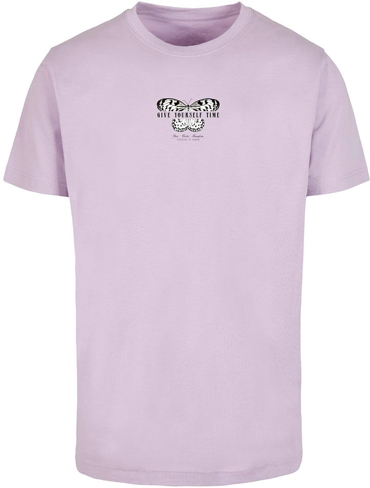 Mister Tee Give Yourself Time Short Sleeve T-shirt Lilac 4XL Men