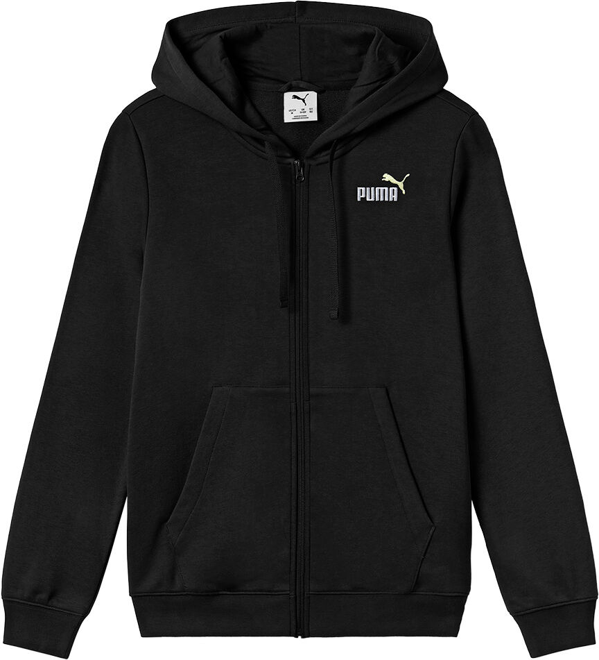 2 Color Small Logo Full Zip Sweatshirt PUMA Black / Gold Moon M Men