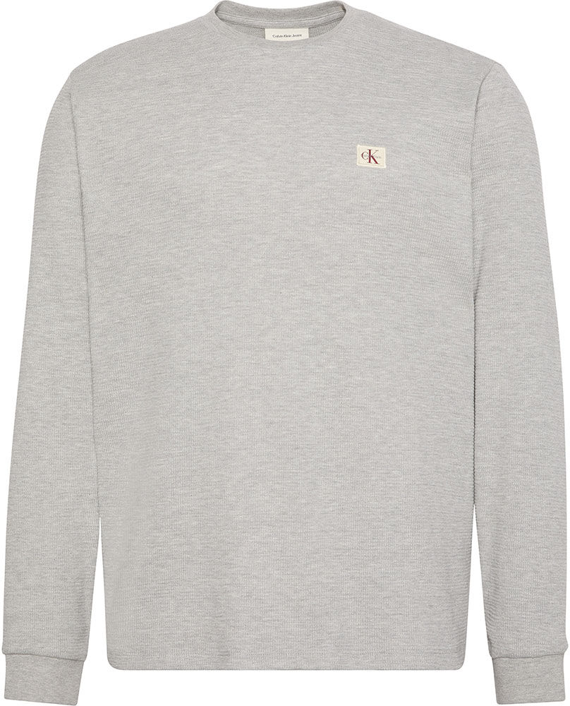 Calvin Klein Jeans Lv040em217 Long Sleeve T-shirt Heroic Grey Heather S Men
