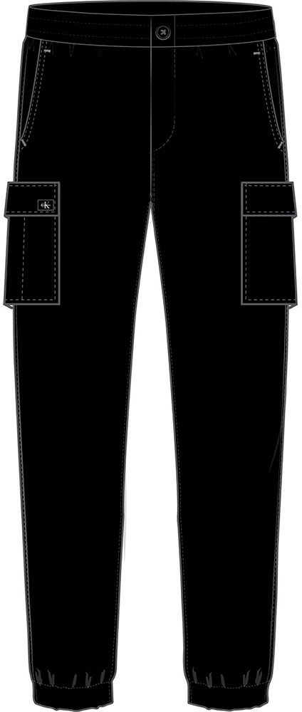 Calvin Klein Jeans Lv04rd608g Skinny Fit Cargo Pants Black S Men