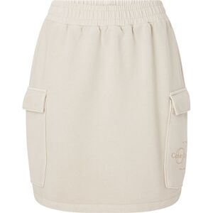 Calvin Klein Jeans Embroidered Monologo Skirt Classic Beige M Women