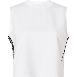 Calvin Klein Jeans Logo Tape Milano Loose Sleeveless T-shirt Bright White L Women