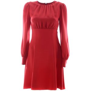 Dolce & Gabbana 741783 Long Sleeve Short Dress Red 46 Women