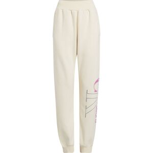 Calvin Klein Jeans Bold Monologo Cuffed Sweat Pants Vanilla L Women