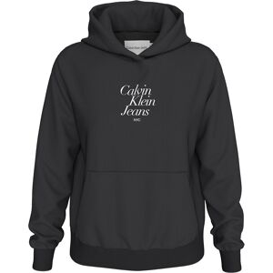 Calvin Klein Jeans Font Graphic Hoodie Ck Black S Women
