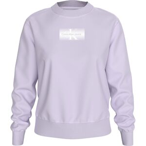 Calvin Klein Jeans Outlined Cn Sweatshirt Pastel Lilac XS Women