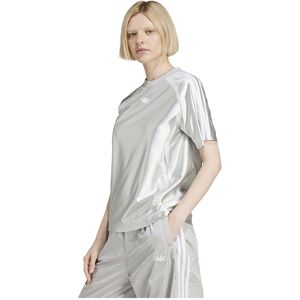 adidas Originals Adicolor Teamgeist Loose Short Sleeve T-shirt Grey Two S Women