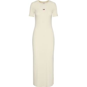 Calvin Klein Jeans Modal Short Sleeve Dress Cloud Cream S Women
