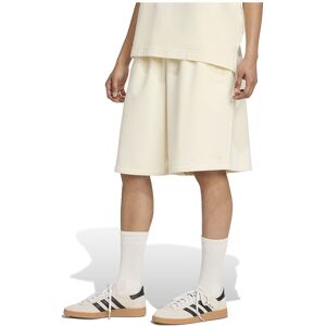 adidas Originals Essentials Linear Oversized Shorts Cream White M Women