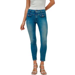 Salsa Jeans Destiny Push Up Cropped Skinny Fit Jeans Medium Light 31 Women