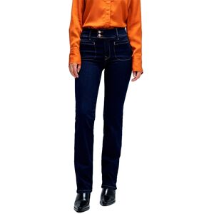 Salsa Jeans Secret Front Pockets Push In Straight Fit Jeans Medium Wash 26 Women