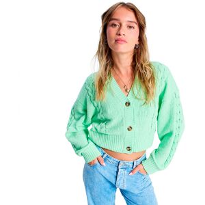 Roxy Missing The Sun Cardigan Pistachio Green XS Women