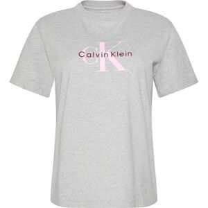 Calvin Klein Jeans Hero Classic Monologo Short Sleeve T-shirt Heroic Heather Grey XS Women