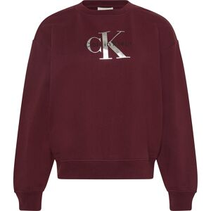 Calvin Klein Jeans Essentials Monogram French Terry Sweatshirt Renaissance Red L Women