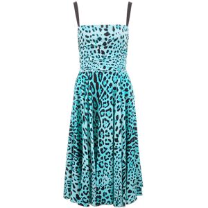 Dolce & Gabbana 746250 Sleeveless Midi Dress Light Blue 38 Women