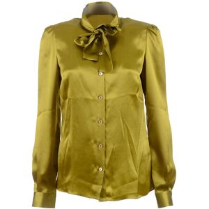 Dolce & Gabbana 745927 Long Sleeve Shirt Green 46 Women