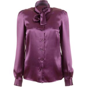 Dolce & Gabbana 745927 Long Sleeve Shirt Purple 46 Women