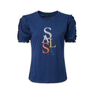 Salsa Jeans 126188 Short Sleeve Crew Neck T-shirt Blue L