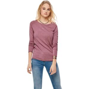 Only Mila Lacy Knit Detail Melange Sweater Mesa Rose / Melange XS Women Only Mila Lacy Knit Detail Melange Sweater Mesa Rose / Melange XS Women