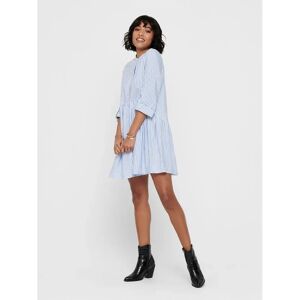 Only Ditte Life Woven Short Dress Cloud Dancer / Stripes Blue 38 Women Only Ditte Life Woven Short Dress Cloud Dancer / Stripes Blue 38 Women