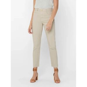 Only Emily Life High Waist Straight Crop Ankle Color Jeans Ecru 31 Women Only Emily Life High Waist Straight Crop Ankle Color Jeans Ecru 31 Women