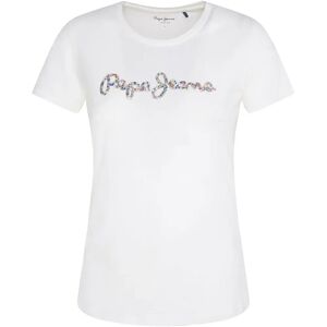 Pepe Jeans Dorita Short Sleeve T-shirt Off White S Women Pepe Jeans Dorita Short Sleeve T-shirt Off White S Women