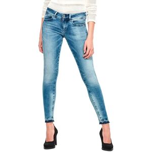 G-star Lynn Mid Waist Skinny Ripped Edge Ankle Jeans Sun Faded Azurite 27 Women G-star Lynn Mid Waist Skinny Ripped Edge Ankle Jeans Sun Faded Azurite 27 Women
