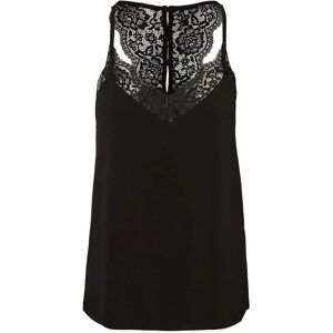 Vero Moda Ana Lace Sleeveless T-shirt Black S Women Vero Moda Ana Lace Sleeveless T-shirt Black S Women