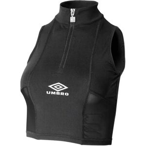 Umbro Reflective Tech Crop Sleeveless T-shirt Black / Reflective L Women Umbro Reflective Tech Crop Sleeveless T-shirt Black / Reflective L Women