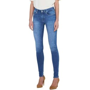 Only Blush Life Mid Waist Skinny Jeans Medium Blue Denim XS Women Only Blush Life Mid Waist Skinny Jeans Medium Blue Denim XS Women