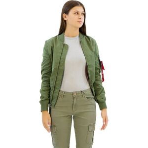 Alpha Industries Ma-1 Tt Jacket Green L Women Alpha Industries Ma-1 Tt Jacket Green L Women