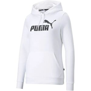 Essential Logo Hoodie Puma White S Women Essential Logo Hoodie Puma White S Women
