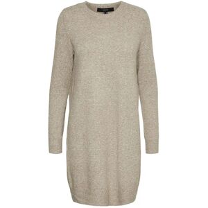 Vero Moda Doffy Long Sleeve Dress Sepia Tint / Detail Melange M Women Vero Moda Doffy Long Sleeve Dress Sepia Tint / Detail Melange M Women