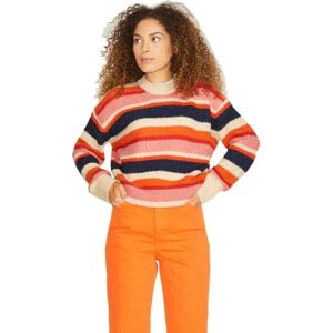 Jack & Jones Ember Fluffy Stripe Jjxx Sweater Navy Blazer / Stripes Multi Stripe XS Women Jack & Jones Ember Fluffy Stripe Jjxx Sweater Navy Blazer / Stripes Multi Stripe XS Women