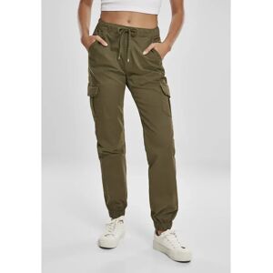 Urban Classics High Waist Jogging Cargo Pants Green Olive S Women Urban Classics High Waist Jogging Cargo Pants Green Olive S Women