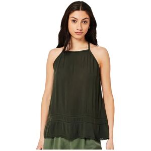 Superdry Vintage Beach Sleeveless T-shirt Dark Moss XS Women Superdry Vintage Beach Sleeveless T-shirt Dark Moss XS Women