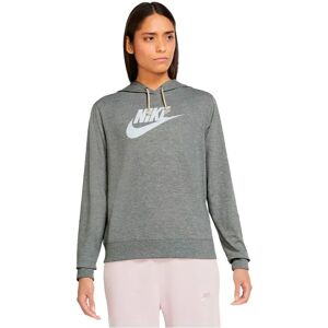 Nike Sportswear Gym Vintage Hoodie Dk Grey Heather / White M Women Nike Sportswear Gym Vintage Hoodie Dk Grey Heather / White M Women