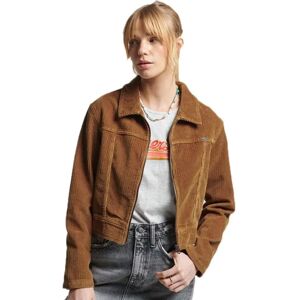 Superdry Vintage Cropped Cord Jacket Hazelnut XL Women Superdry Vintage Cropped Cord Jacket Hazelnut XL Women
