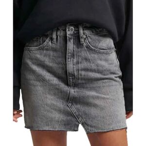 Superdry Vintage Denim Mini Skirt Black Marble 28 Women Superdry Vintage Denim Mini Skirt Black Marble 28 Women