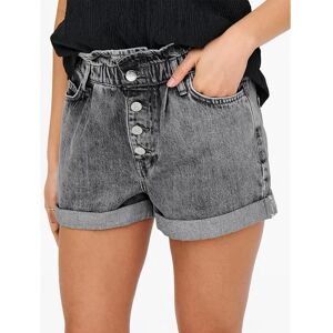 Only Cuba Life Paperbag Dot006 Denim Shorts Grey Denim S Women Only Cuba Life Paperbag Dot006 Denim Shorts Grey Denim S Women