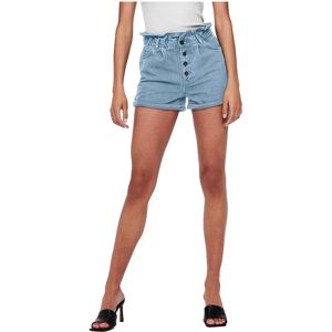 Only Cuba Life Paperbag Dot006 Denim Shorts Light Blue Denim S Women Only Cuba Life Paperbag Dot006 Denim Shorts Light Blue Denim S Women