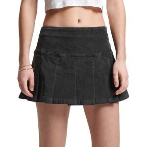 Superdry Vintage Cord Pleat Mini Skirt Bison Black M Women Superdry Vintage Cord Pleat Mini Skirt Bison Black M Women