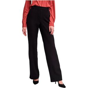 Vero Moda Maya Straight Fit Solid Pants Black L Women Vero Moda Maya Straight Fit Solid Pants Black L Women