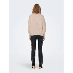 Only Celina Life High Neck Sweater Birch / Detail W. Melange XS Women Only Celina Life High Neck Sweater Birch / Detail W. Melange XS Women