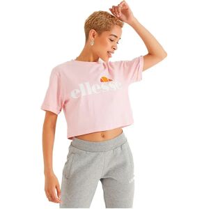 Ellesse Alberta Cropped Short Sleeve V Neck T-shirt Light Pink M Women Ellesse Alberta Cropped Short Sleeve V Neck T-shirt Light Pink M Women