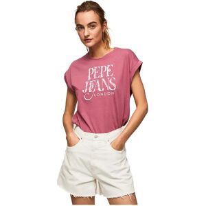 Pepe Jeans Linda Short Sleeve T-shirt Dark Blush XS Women Pepe Jeans Linda Short Sleeve T-shirt Dark Blush XS Women