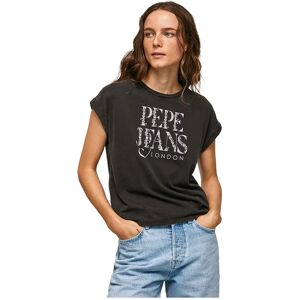 Pepe Jeans Linda Short Sleeve T-shirt Washed Black S Women Pepe Jeans Linda Short Sleeve T-shirt Washed Black S Women