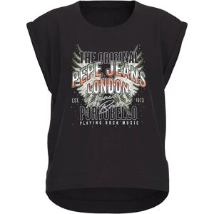 Pepe Jeans Orlene Short Sleeve T-shirt Black S Women Pepe Jeans Orlene Short Sleeve T-shirt Black S Women