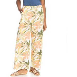 Roxy Midnight Avenue High Pants Snow White Subtly Salty Multic L Women Roxy Midnight Avenue High Pants Snow White Subtly Salty Multic L Women