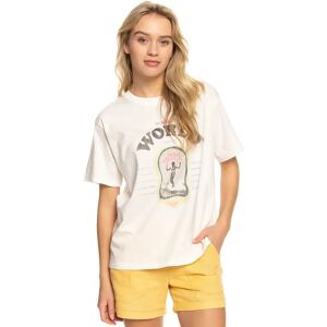Roxy Moonlight Sunset B Short Sleeve T-shirt Snow White S Women Roxy Moonlight Sunset B Short Sleeve T-shirt Snow White S Women